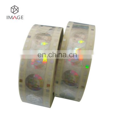 3D Security Hologram Hot Stamping Foil Sticker for Paper/Plastic Products