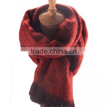 tassel twill winter acrylic custom fashionable scarf