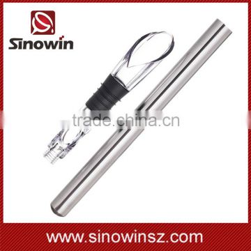 High quality upright stainless steel wine chill stick with pourer