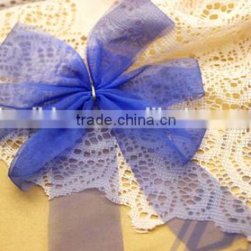 china wholesale pre-tied organza bows