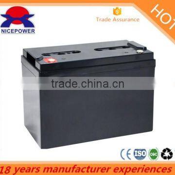 2015 Caton fair lead acid battery price 12v 80Ah solar street light battery