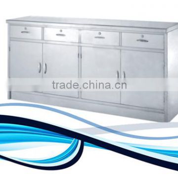 Stainless steel medical drawers cabinet