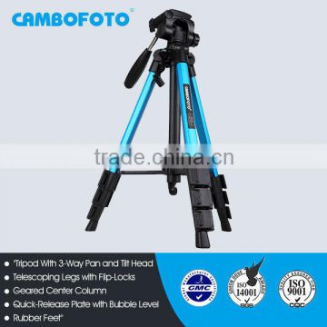 Flip locking single leg spider tripod holder for video camera