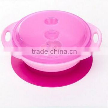 Children's bowl with a suction cup bowl below, Anti-Overturn