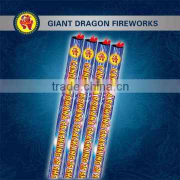 1.4g fireworks roman candles with crackling 25 shots