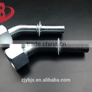YB 20441 Manufacturer made in china carbon steel/stainless steel hydraulic hose metric black female pipe fittings                        
                                                Quality Choice