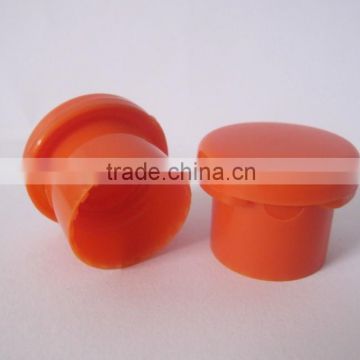 plastic PP cosmetic flip top cap,24/415 Round head flip top cap