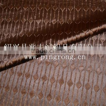 creased velveteen fabric for curtain