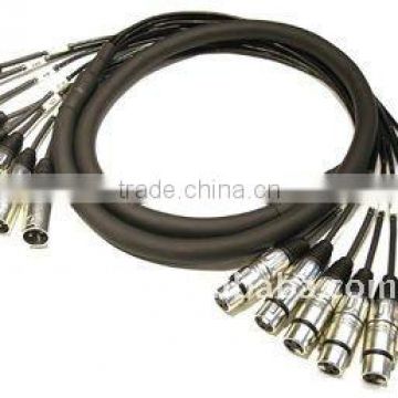 16' 8 CHANNEL XLR MALE TO XLR FEMALE SNAKE CABLE 16 FT