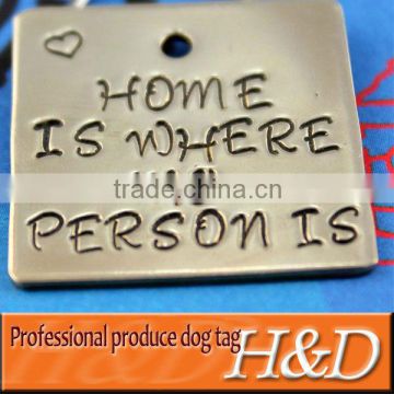 2013 new personalized dog tags with famous quotes