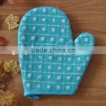 bath exfoliating gloves flax sponge TYM1721-BLUE