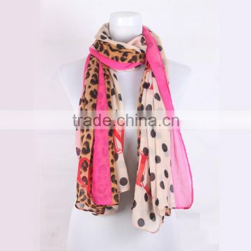 Hot Sale Charm and Trendy Scarf Latest Colorful Silk Fashion Scarf for Ladies