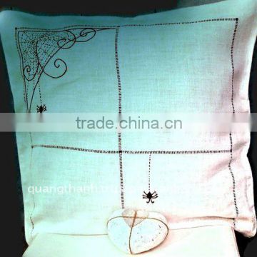 hand embroidery pillowcase