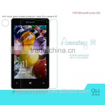 Factory price mobile phone Tempered Glass Screen protector/film for Microsoft Lumia 435