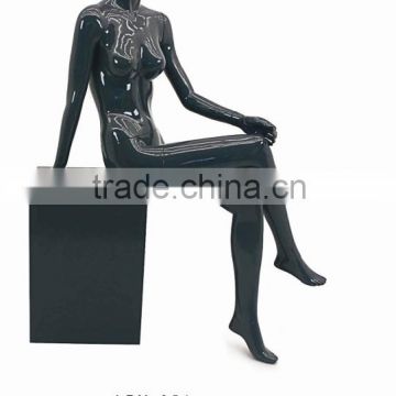 mannequins for window display with high glossy black