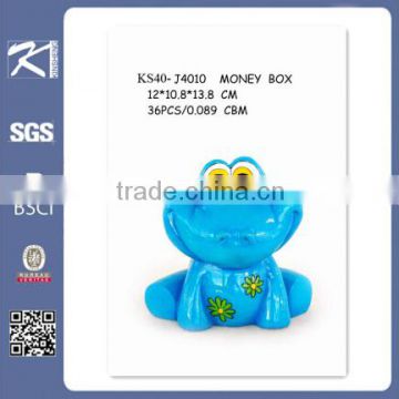 Funny animal resin money box
