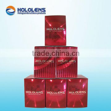 Fresnel lens 3D Effect Customised Cosmetic box