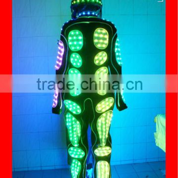 Wireless DMX512 Programmable LED Street Dance Clothes