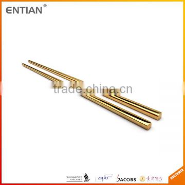 Stainless steel gold plating chopsticks Wedding favors gifts