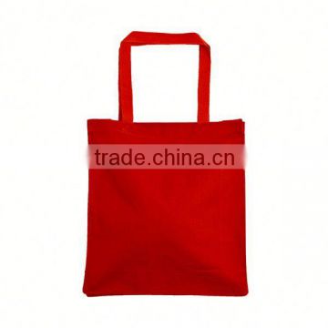2015 Hot Sale OEM Fashion Customized Printed Canvas Flet Cotton Blank Wholesale Tote Bag