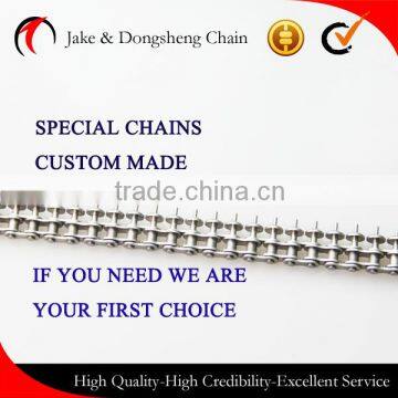 special high quality 3 layers conveyor chains with round attachments