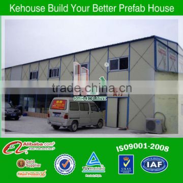 Lightweight durable steel structure house to use as labor camp house, canteen and warehouse