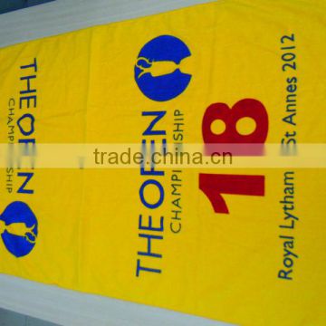 High quality promotional beach towel velour