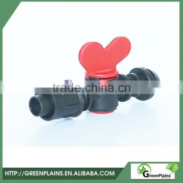 China manufacturer NEW design Irrigation plastic mini valve for drip tape and PE/PVC pipe