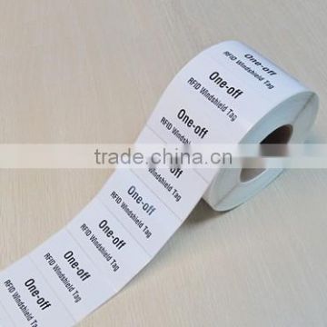 Low Cost RFID Car Windshield Tag,860~960MHz RFID Tag for Vehicle Tracking System