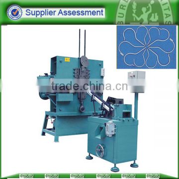 Round wire clothes hanger hook bending and making machine