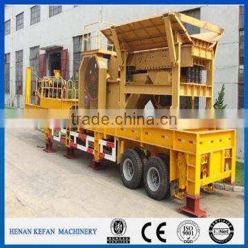 PP portable Mobile Cone Crusher with CE/ISO Approved