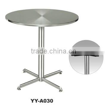 Modern stainless steel round bar table YY-A030