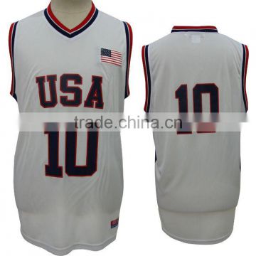 Latest style basketball jersey for 2012 year