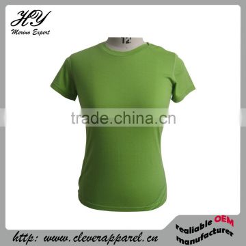 Quick Dry 52003 thin merino wool women T-shirt