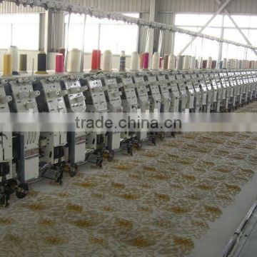 24heads cording coiling beads flat computerized embroidery machine for sale
