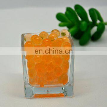 Beautiful Orange Water beads for Wedding Vase Centerpiece with Cystal Soil