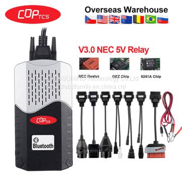 CDP TCS V3.0 board OBD2 car truck tcs cdp tcs pro NEC relay Bluetooth obd ii scanner 2016.00 keygen auto diagnostic tool