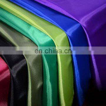 Manufacturer wholesales shiny T/C satin fabric for nightwear