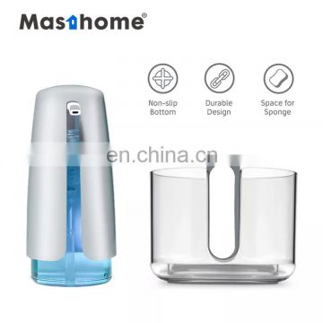 Masthome High quality plastic hotel  toilet  hand liquid foaming manual Soap Dispenser Bottle Set for Bathroom