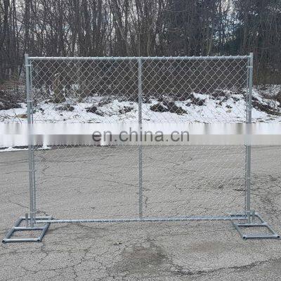 H74inch* W140inch 11.5-Gauge Commercial Chain Link Temporary Fence panel, with 69mm square