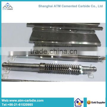 Tungsten carbide welded broaching cutter for air conditioner compressor