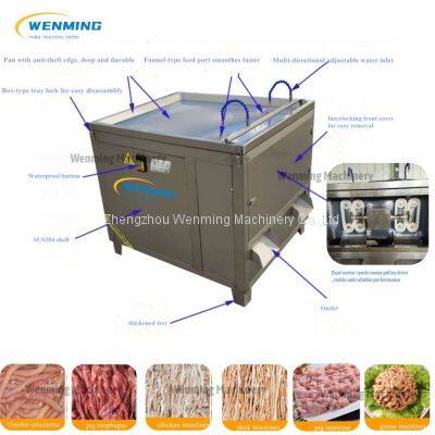 Intestine cutting cleaning machine-Automatic Chicken / Pig / Duck intestine washing machine intestine casing cleaning machine