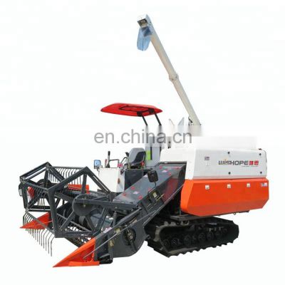 China New Mini Paddy Harvester Self Propelled Harvester Combine Machine High Quality Rice Harvester Machine Philippines