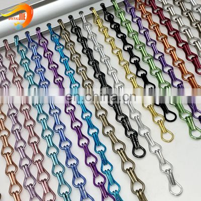 Aluminum decorative metal anodized aluminium chain link curtain