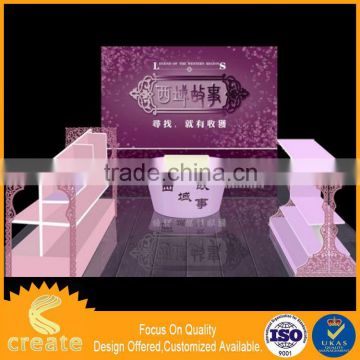 China factory cosmetic shop showcase display cabinet