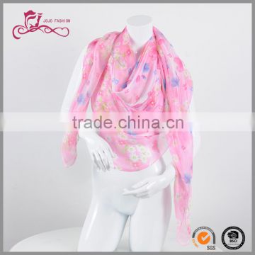 Fashion ladies emulation silk types scarf for painting