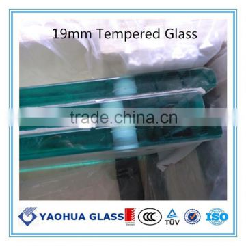 19mm tempered glass price for frameless glass shower doors