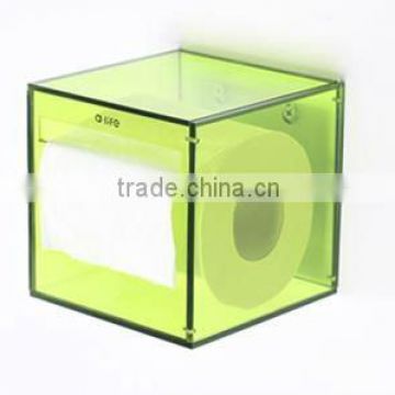 Customizable wall used acrylic santa tissue box