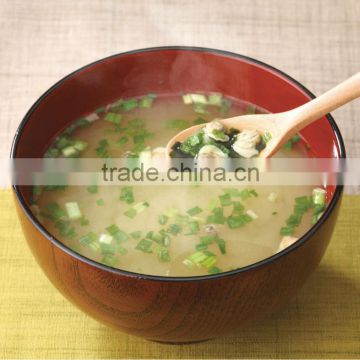 Easy to make Japan food instant miso soup for relieving hangover