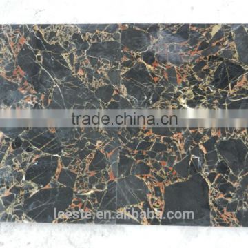 China luxury Black Golden Marbles Hot Selling